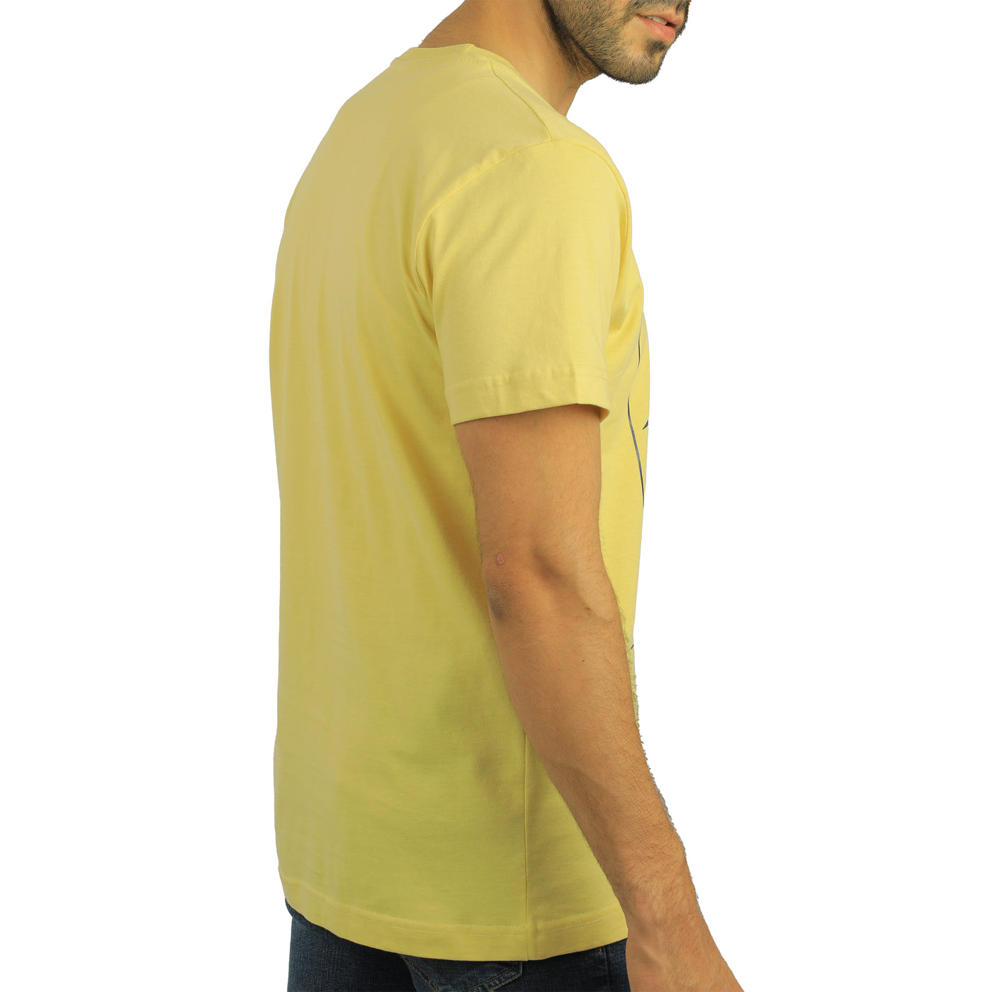 Yellow round T-shirt