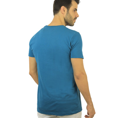 Turquoise round T-shirt