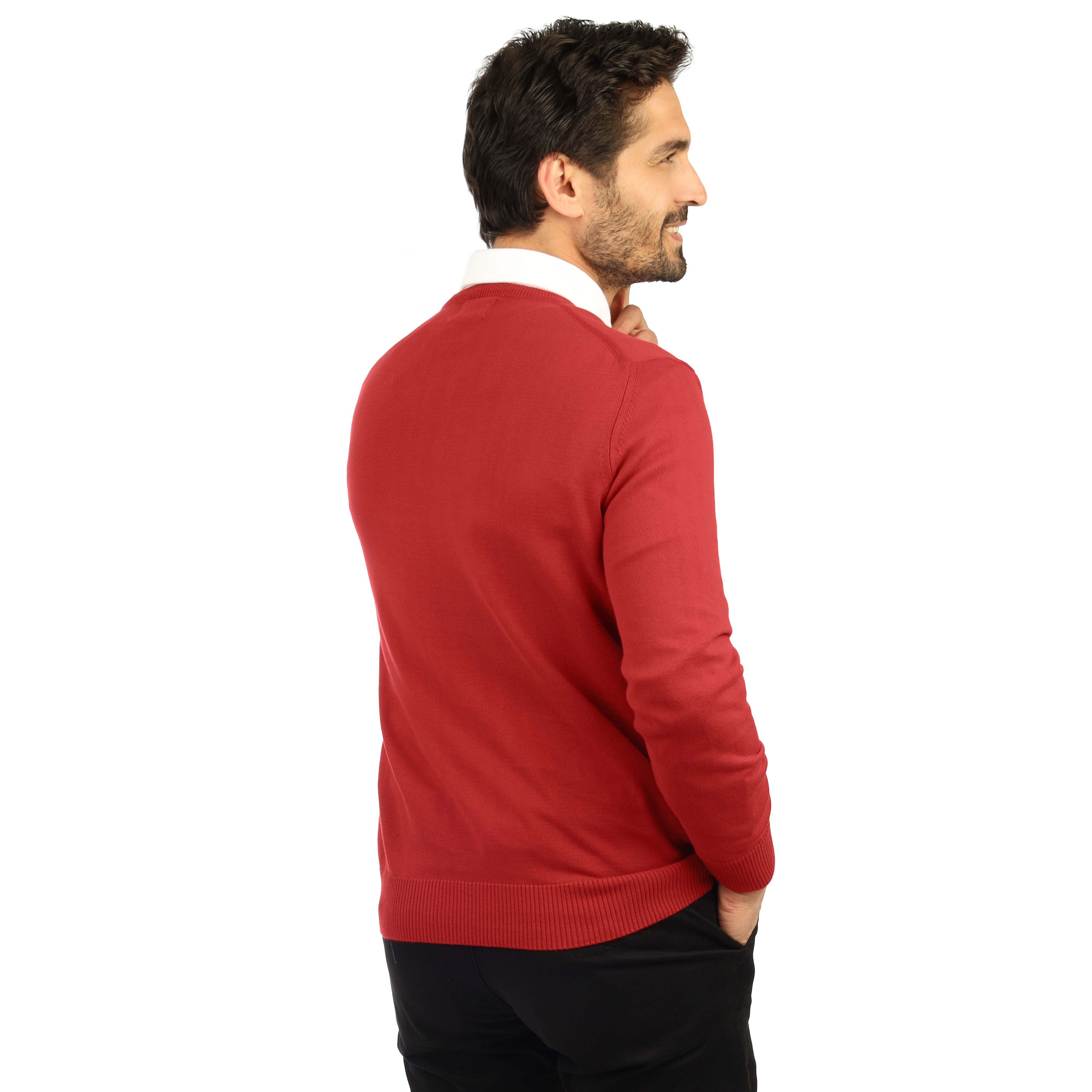 V-Neck Pullover - 4