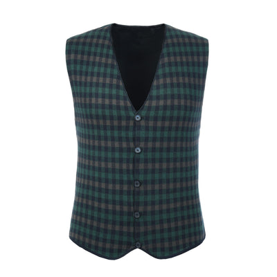 Green knitwear vest