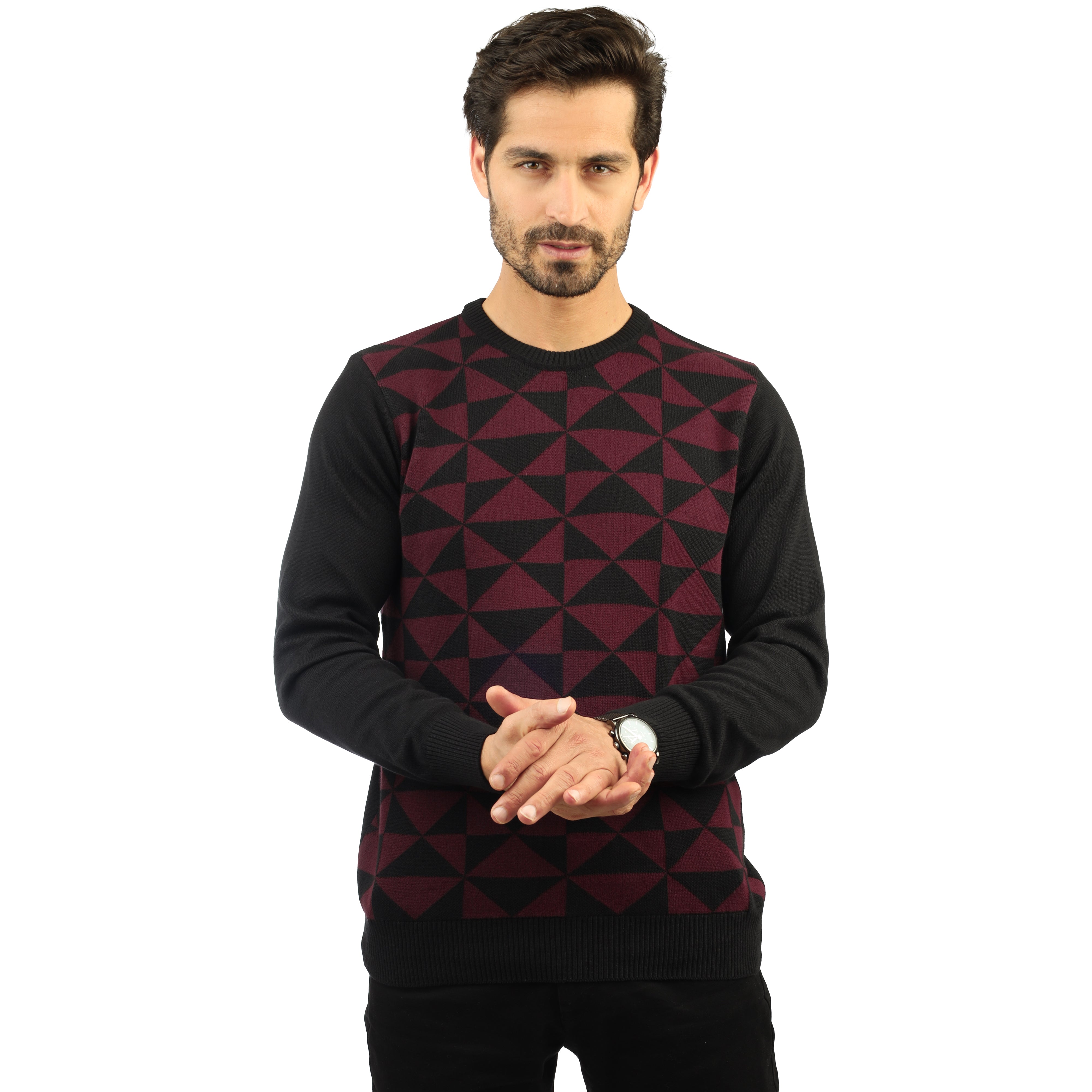 Round-Neck Pullover - 2