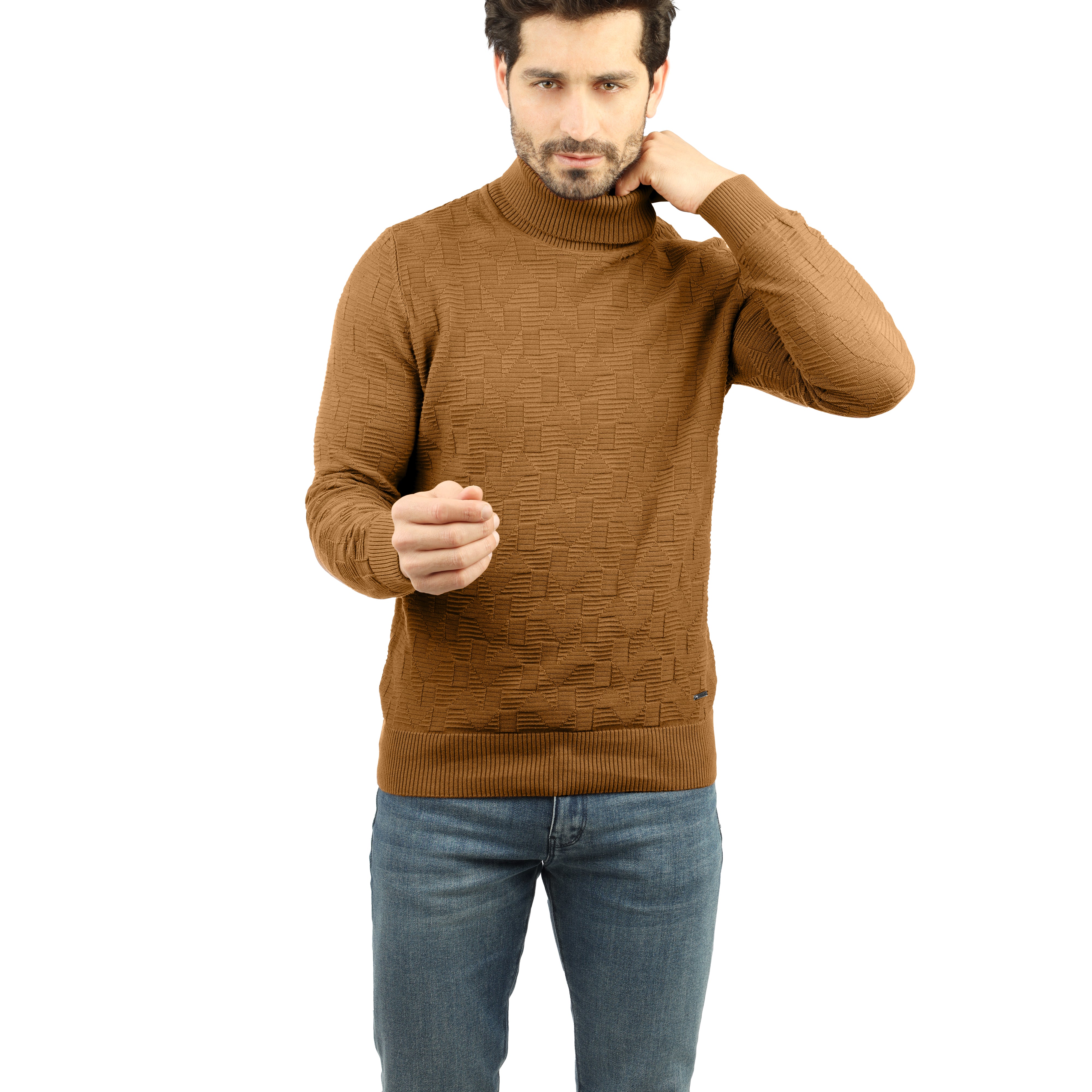 High-neck Pullover