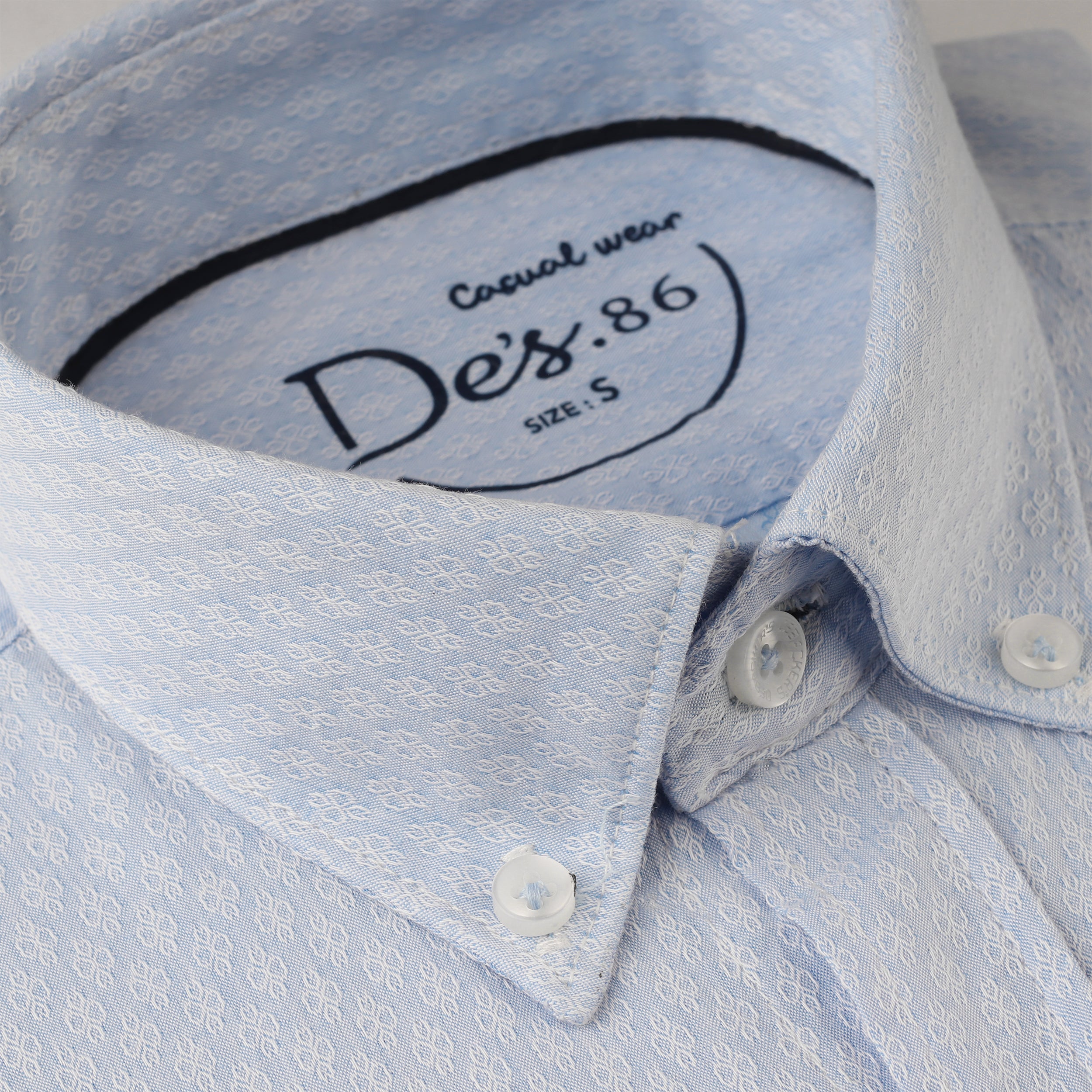 Light-Blue Casual Shirt.