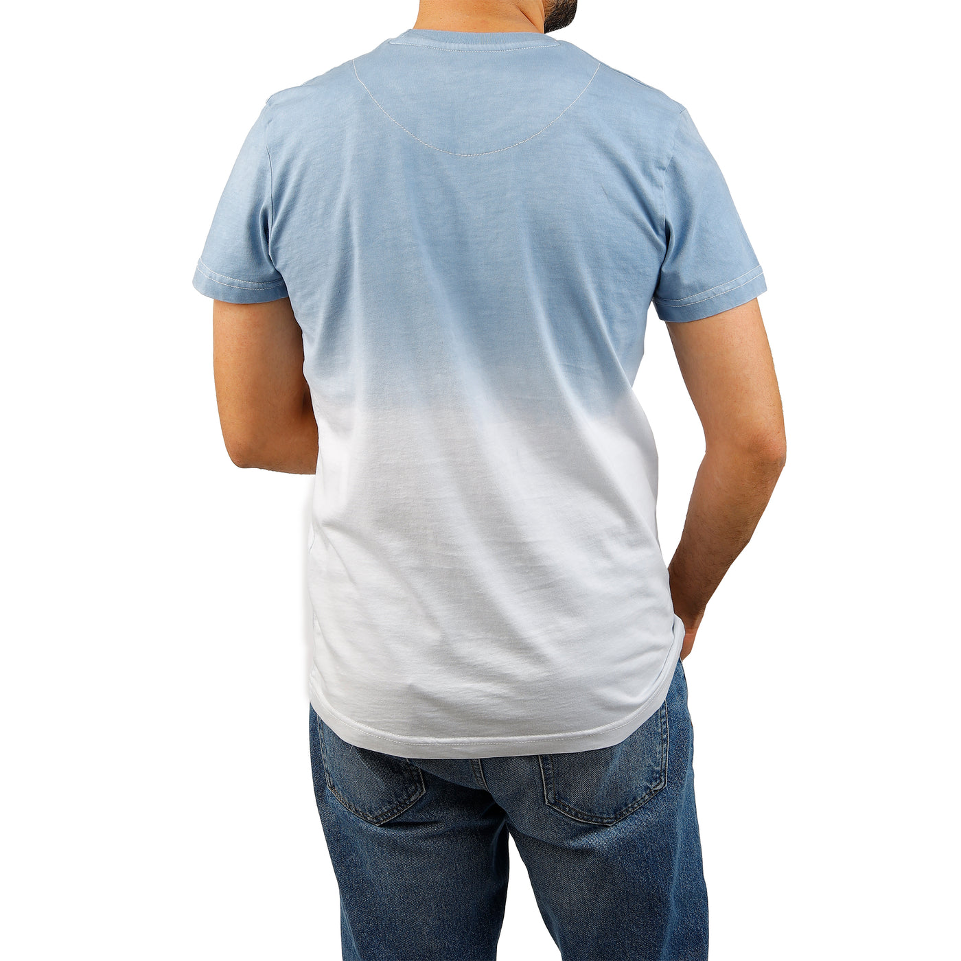 Light-Blue round T-shirt