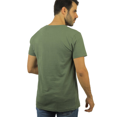Dark-Green round T-shirt