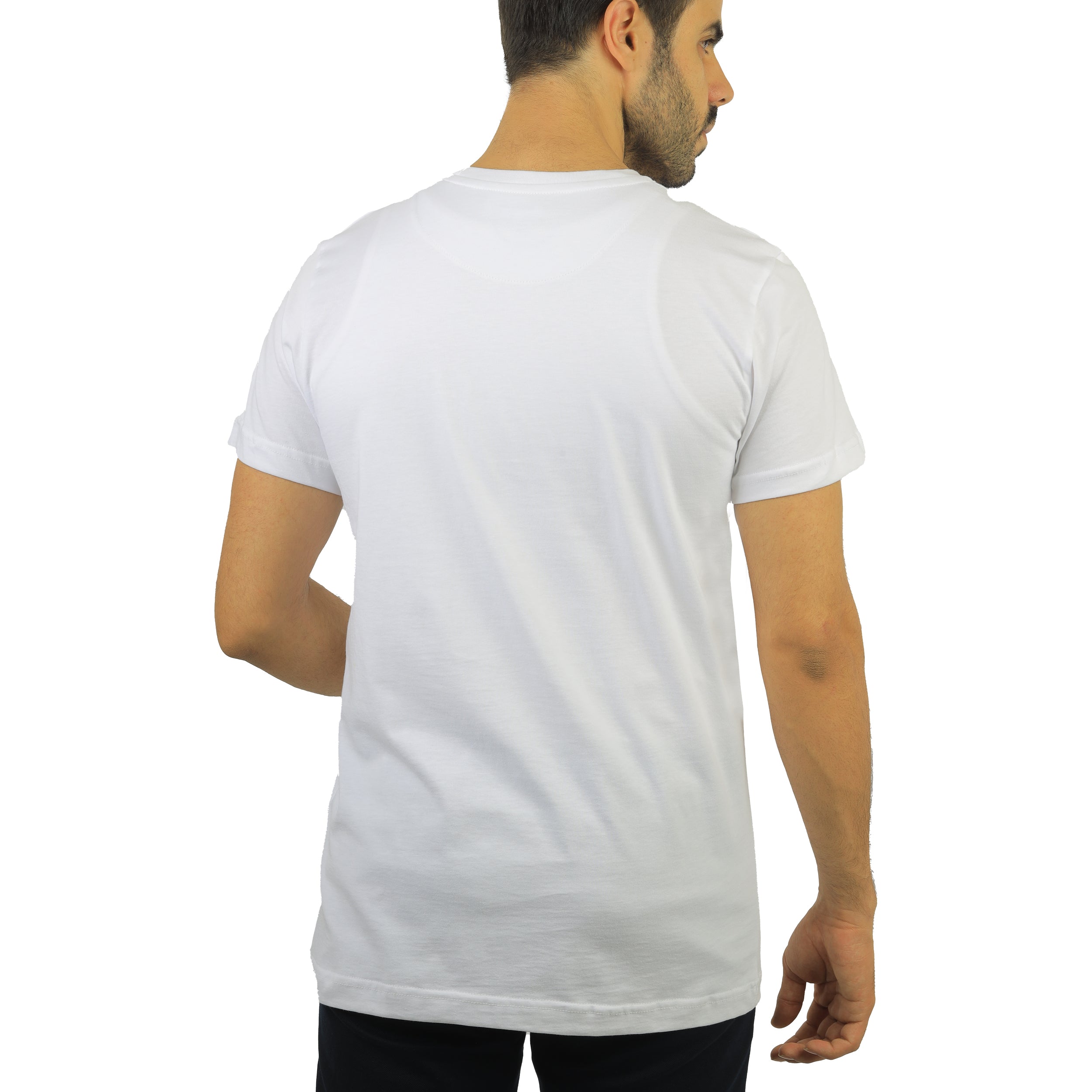 White round T-shirt