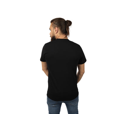 Black round T-shirt